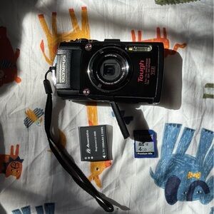 Olympus TG-4 Tough - Waterproof Camera W/ Battery, Charger & 4GB SD Card